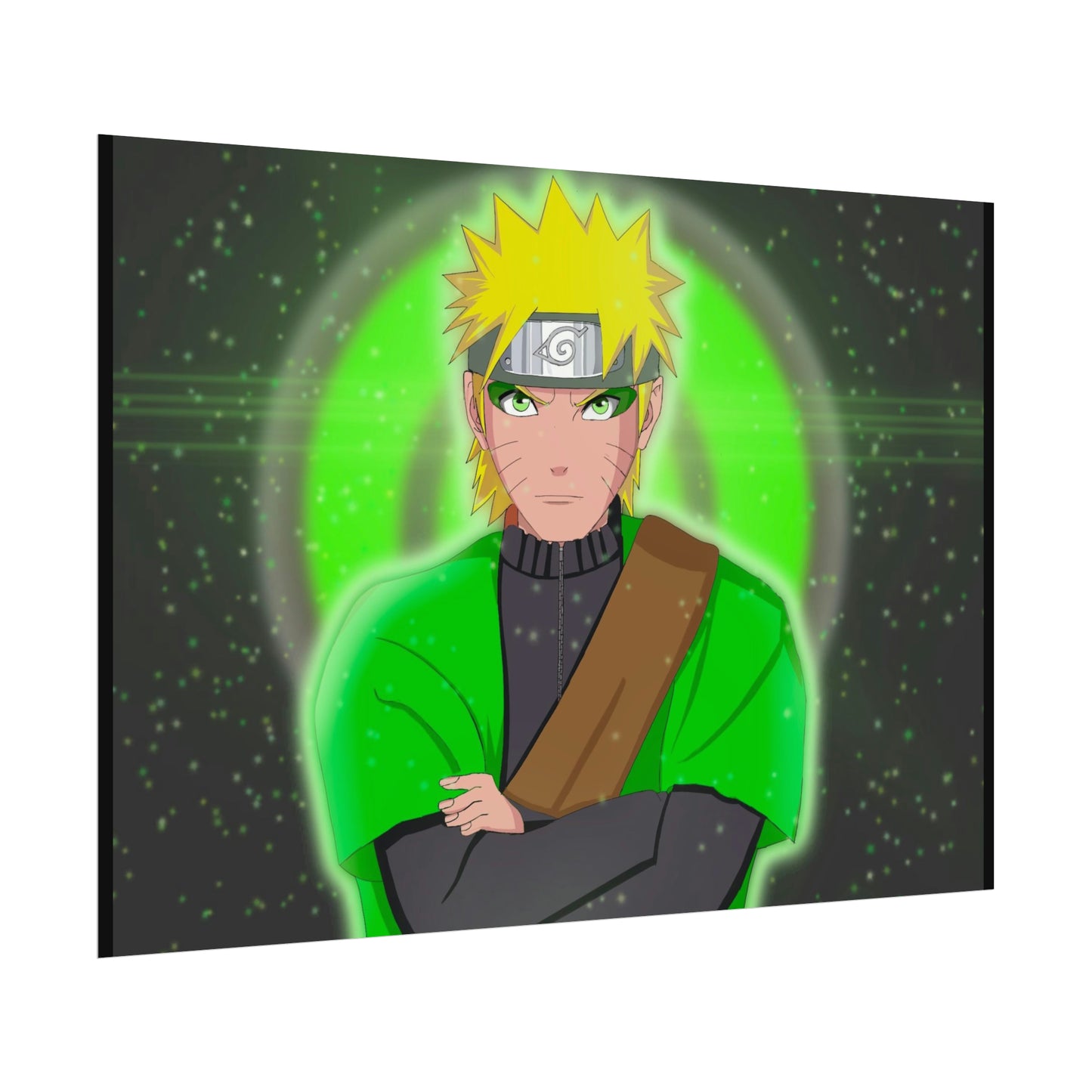 Green Naruto Sage Mode Naruto Shippuden Rolled Posters