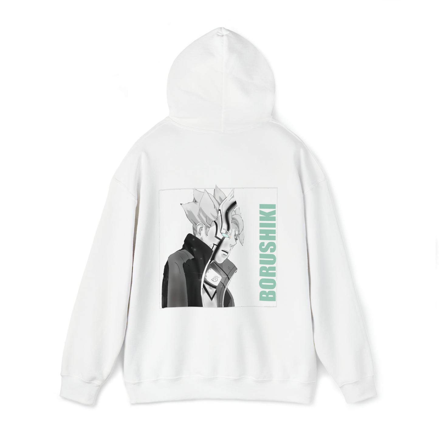 White Borushiki Boruto Naruto Next Generations Unisex Heavy Blend™ Hooded Sweatshirt