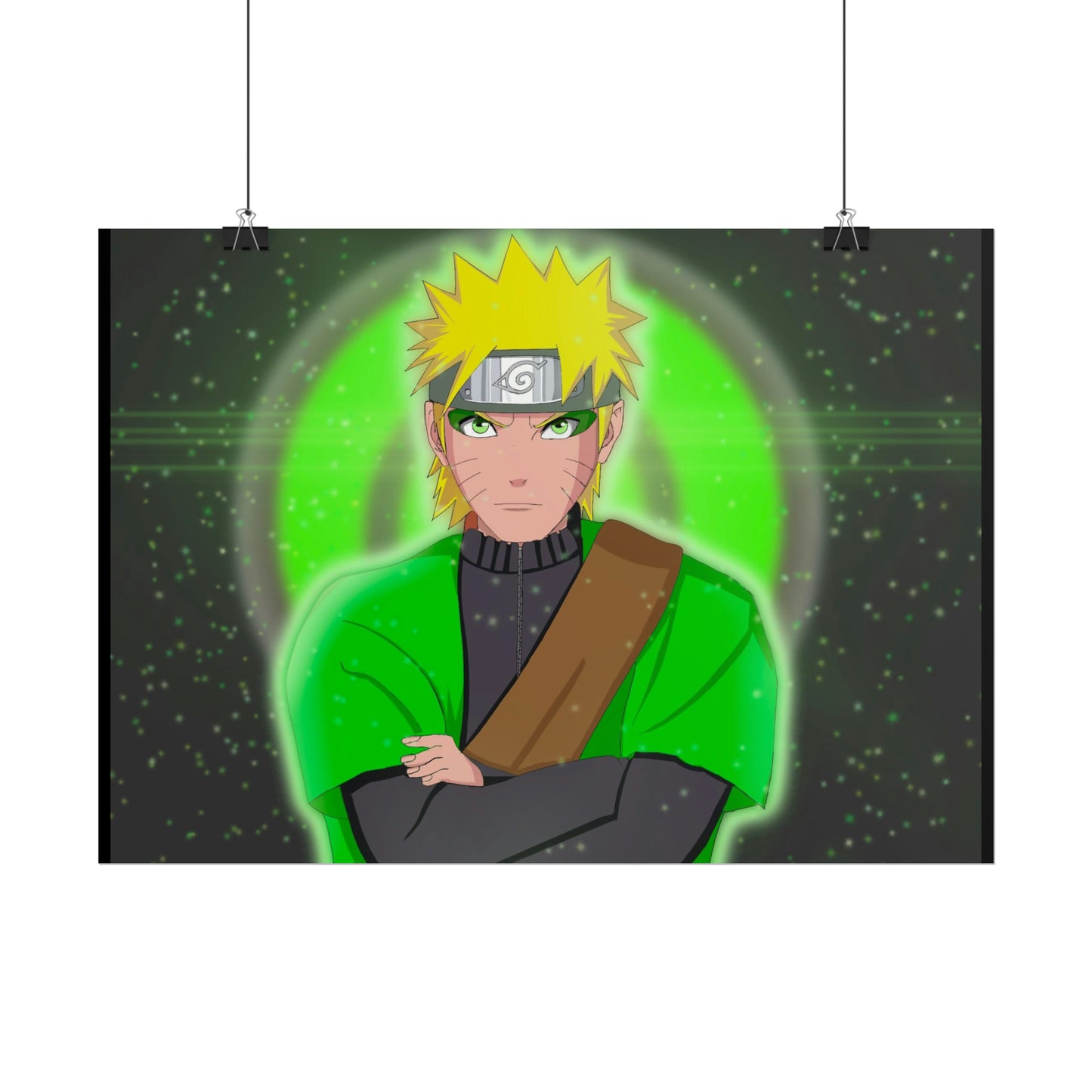 Green Naruto Sage Mode Naruto Shippuden Rolled Posters