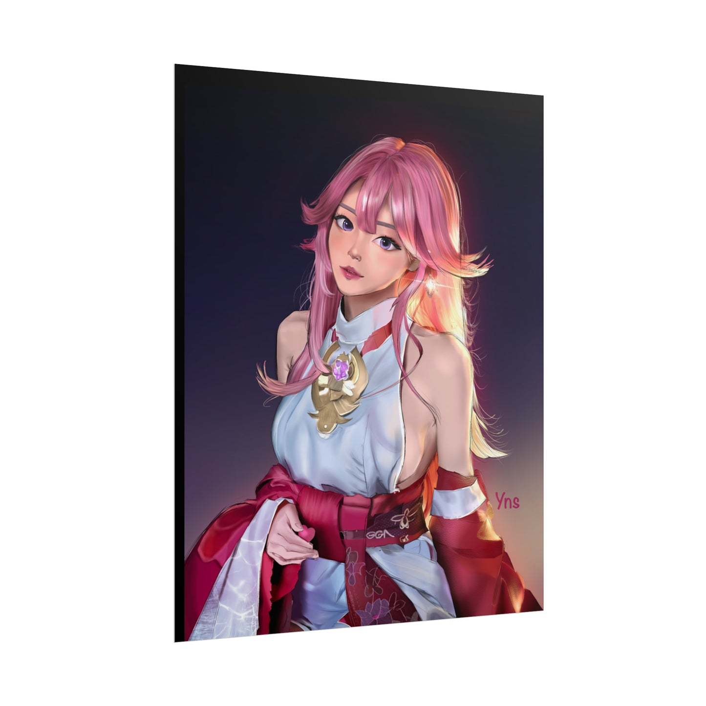 Yae Miko Genshin Impact Rolled Posters