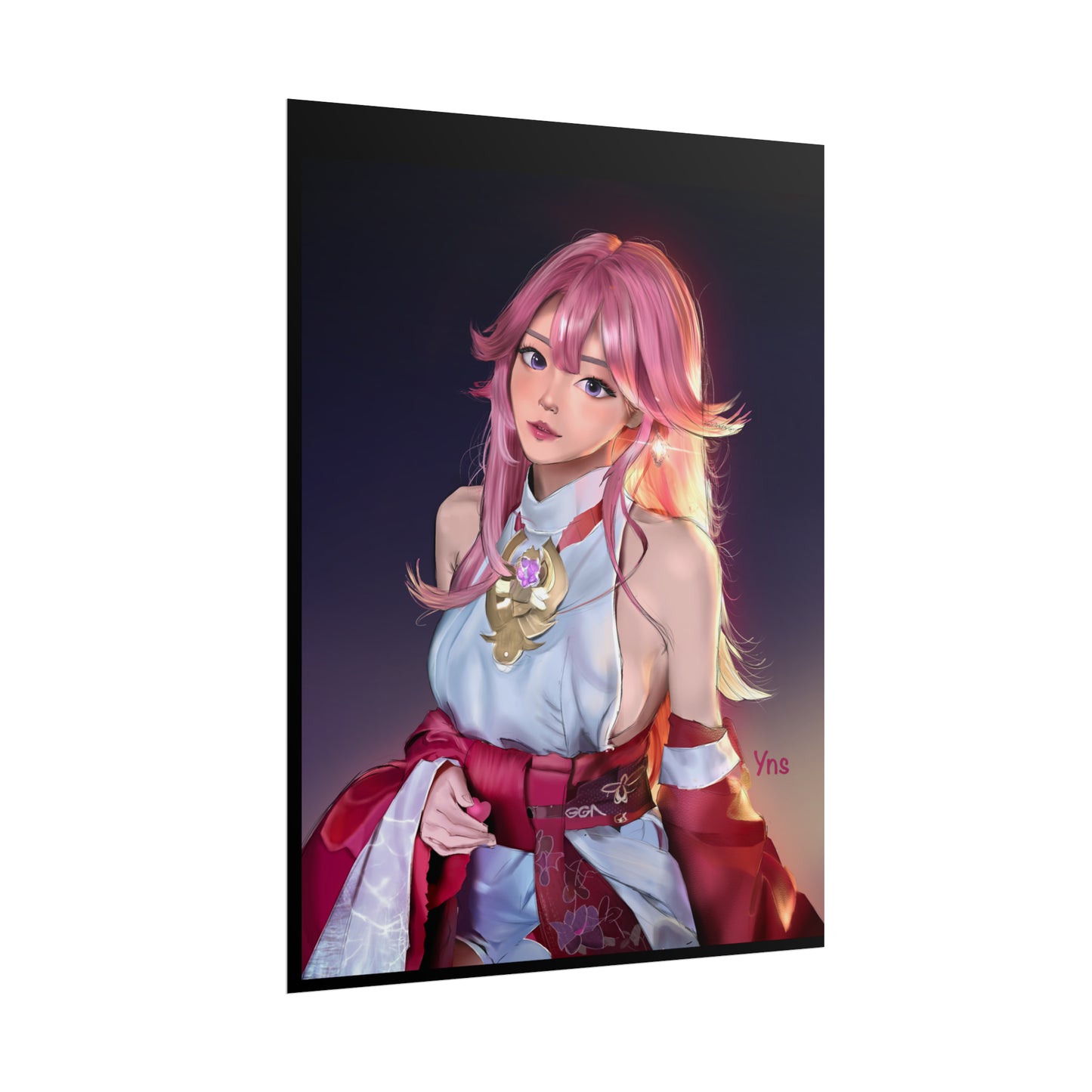 Yae Miko Genshin Impact Rolled Posters