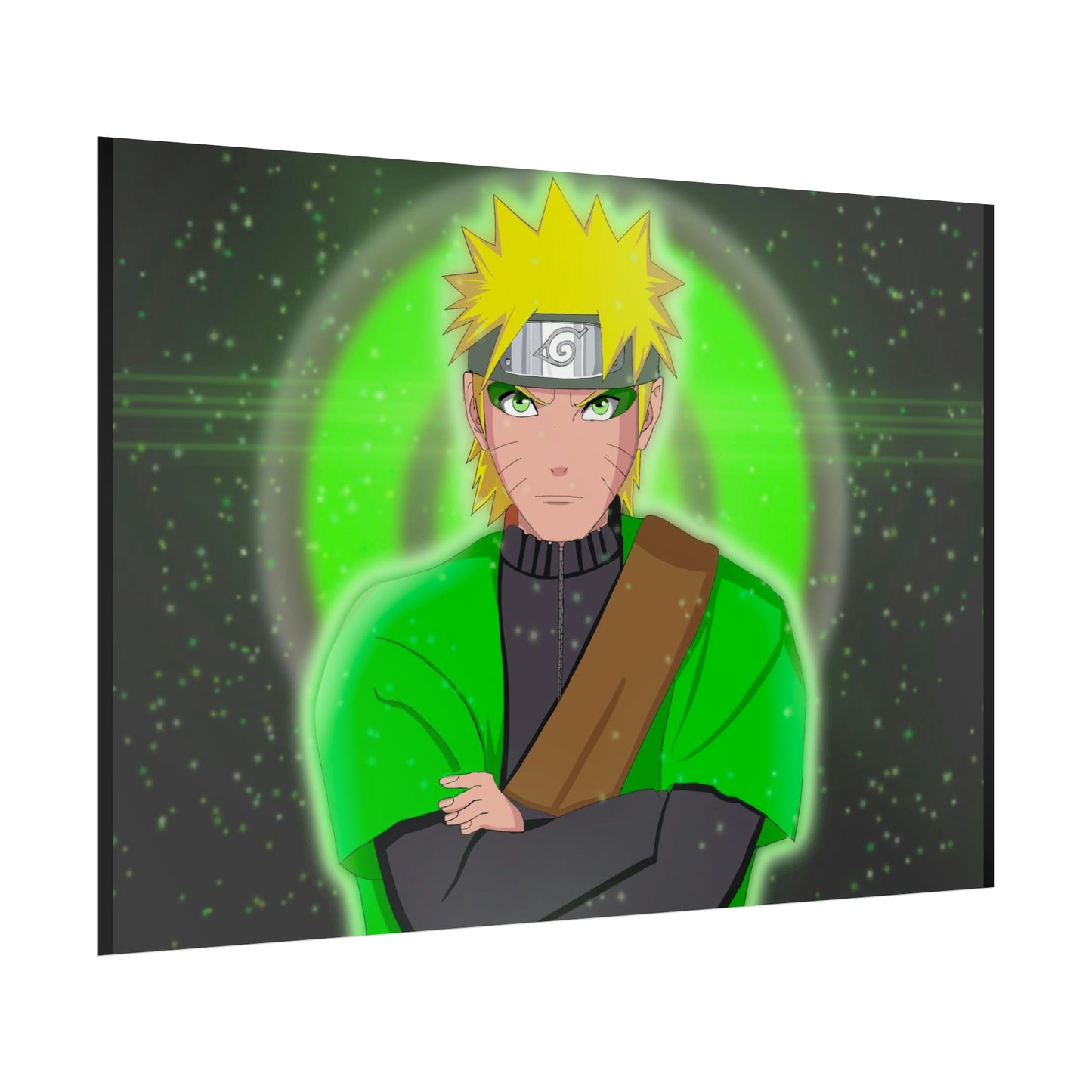 Green Naruto Sage Mode Naruto Shippuden Rolled Posters