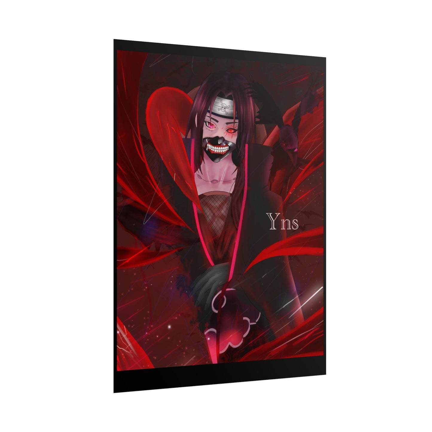 Itachi fusion with Kaneki / Luffy Rolled Posters