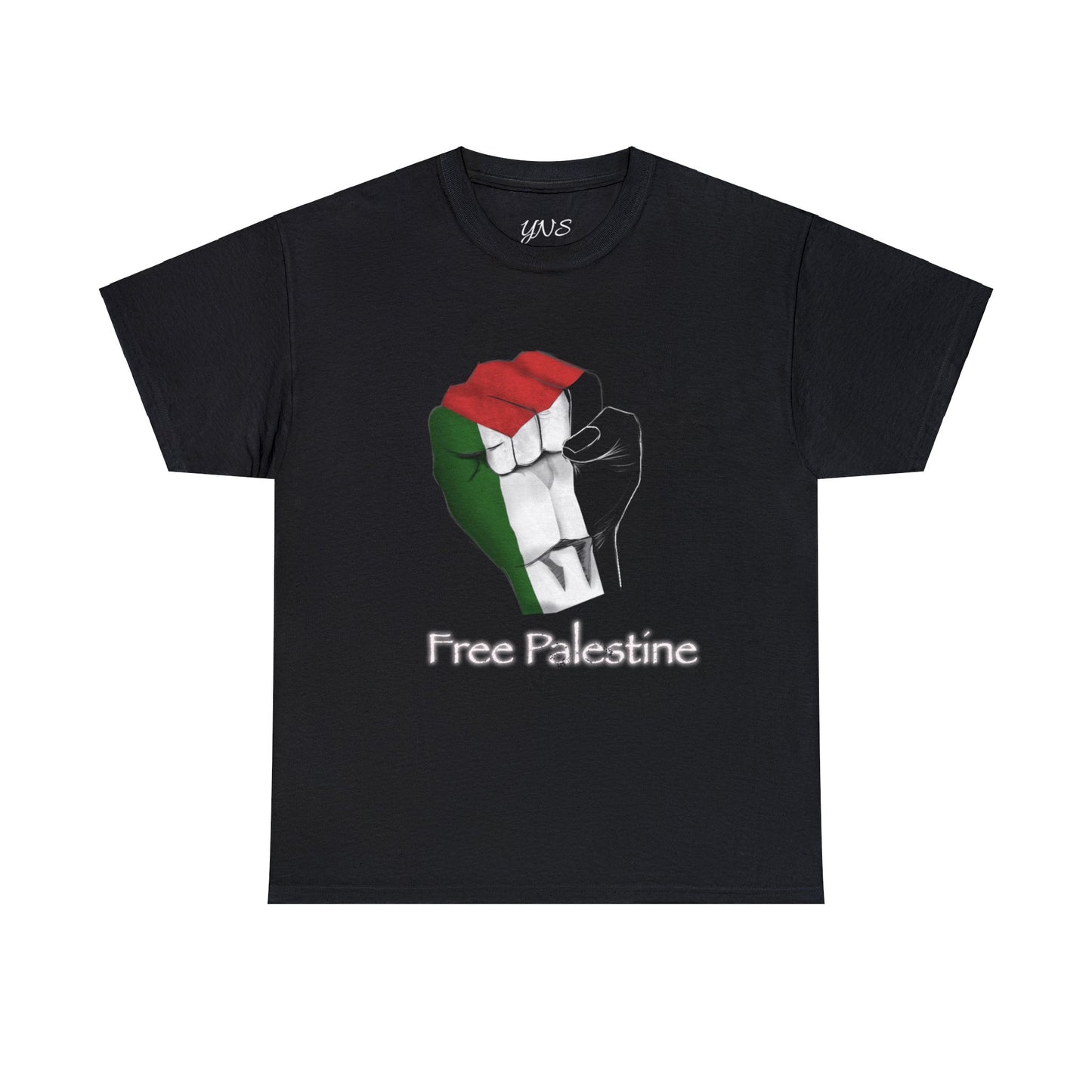 Black Free Palestine Unisex Heavy Cotton Tee