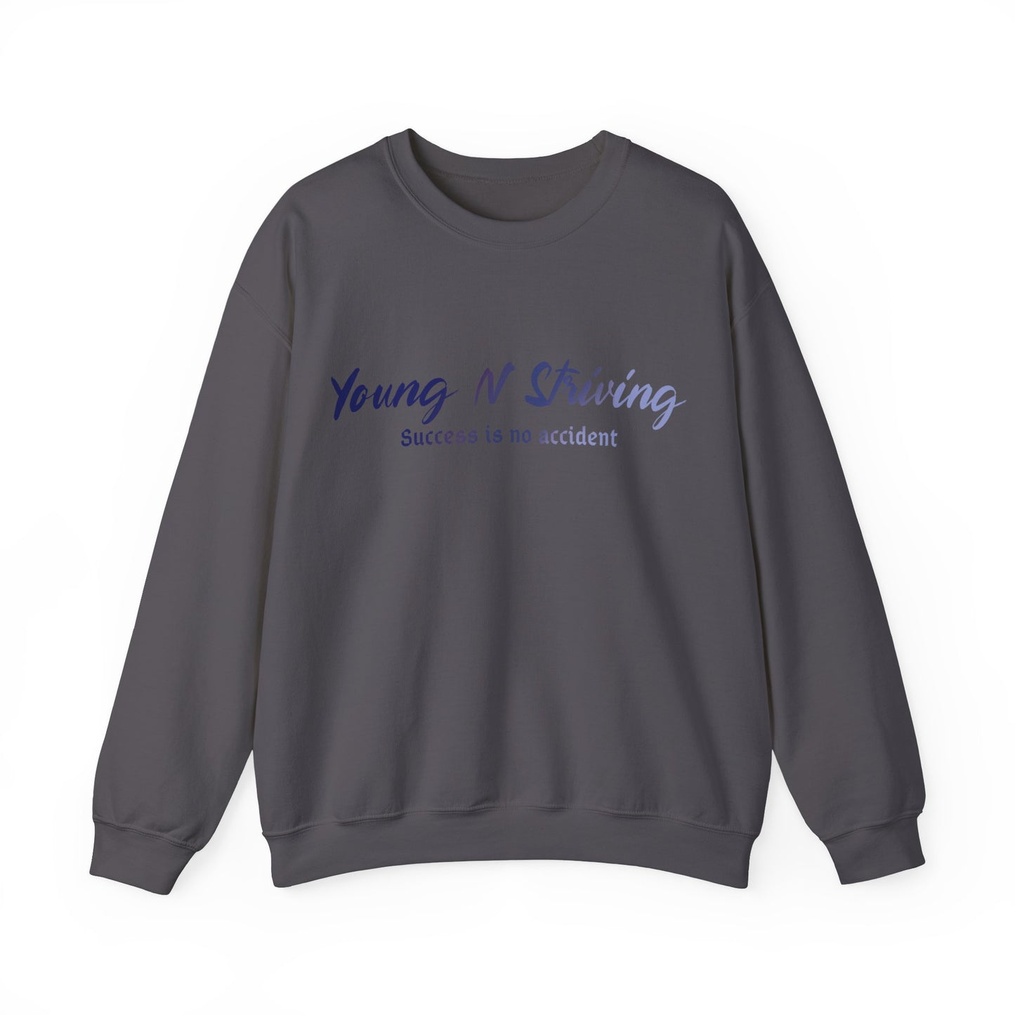 YNS Young N Striving Blue/White Unisex Heavy Blend™ Crewneck Sweatshirt