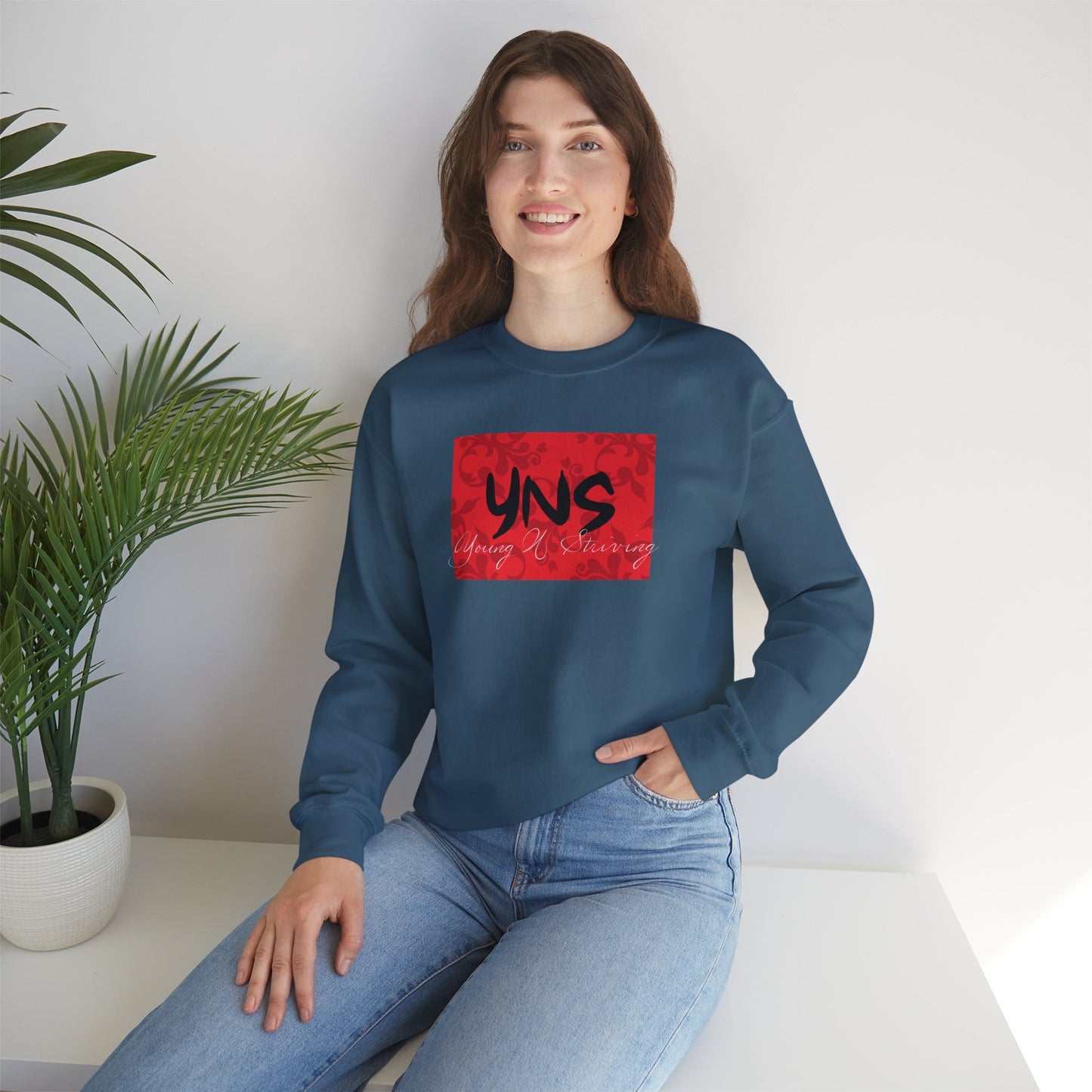 YNS 'Red' Unisex Heavy Blend™ Crewneck Sweatshirt