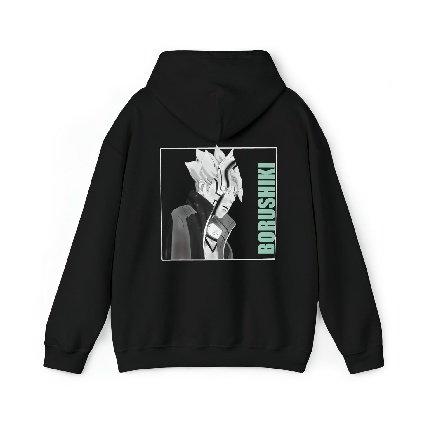 Black Borushiki Boruto Naruto Next Generations Unisex Heavy Blend™ Hooded Sweatshirt