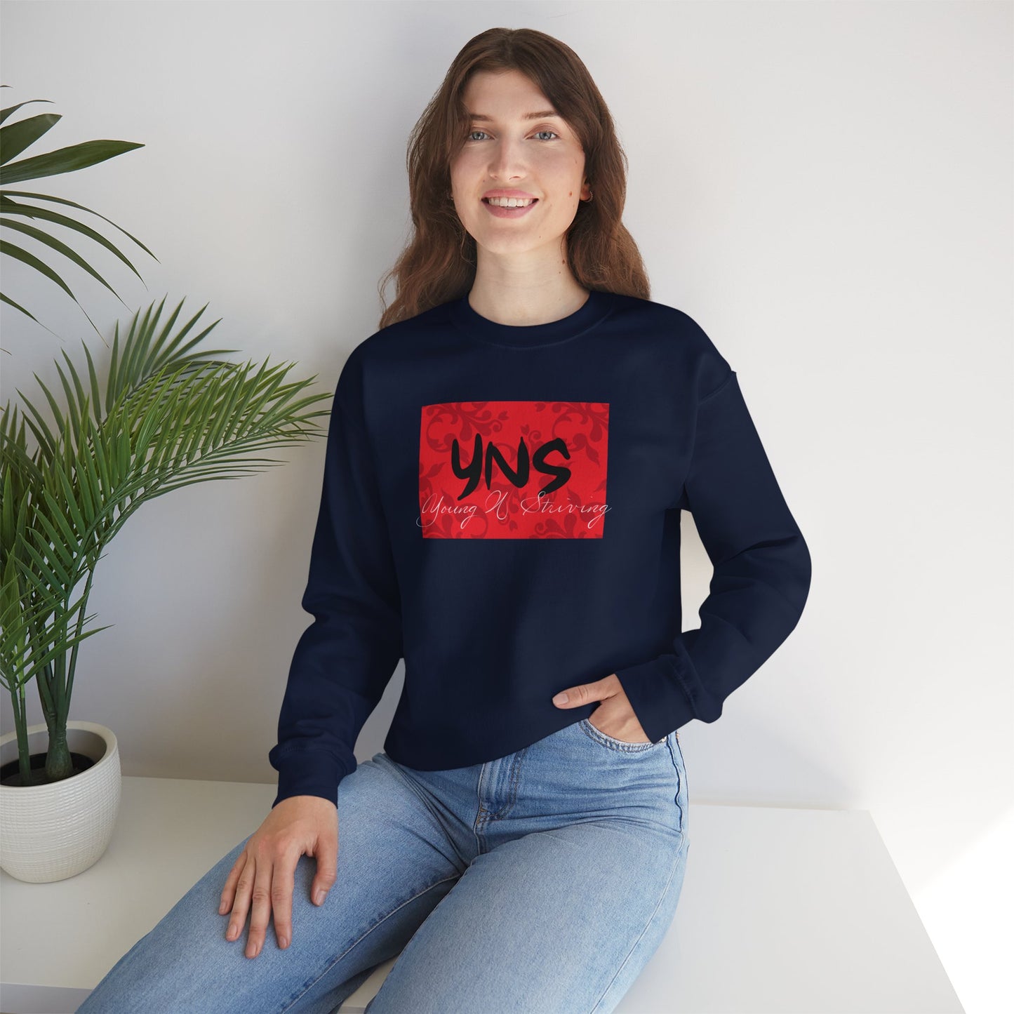 YNS 'Red' Unisex Heavy Blend™ Crewneck Sweatshirt