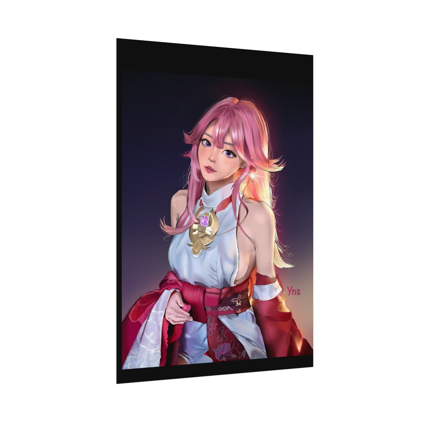 Yae Miko Genshin Impact Rolled Posters