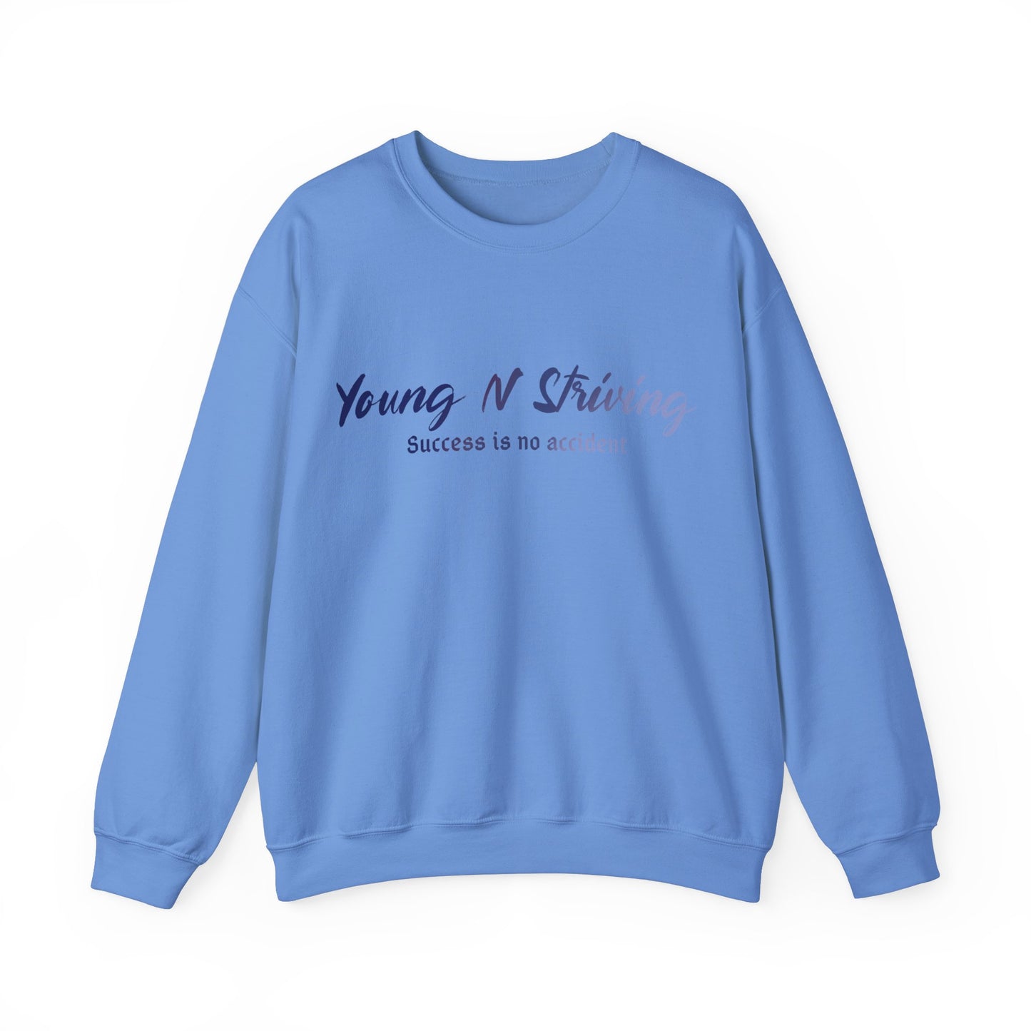 YNS Young N Striving Blue/White Unisex Heavy Blend™ Crewneck Sweatshirt