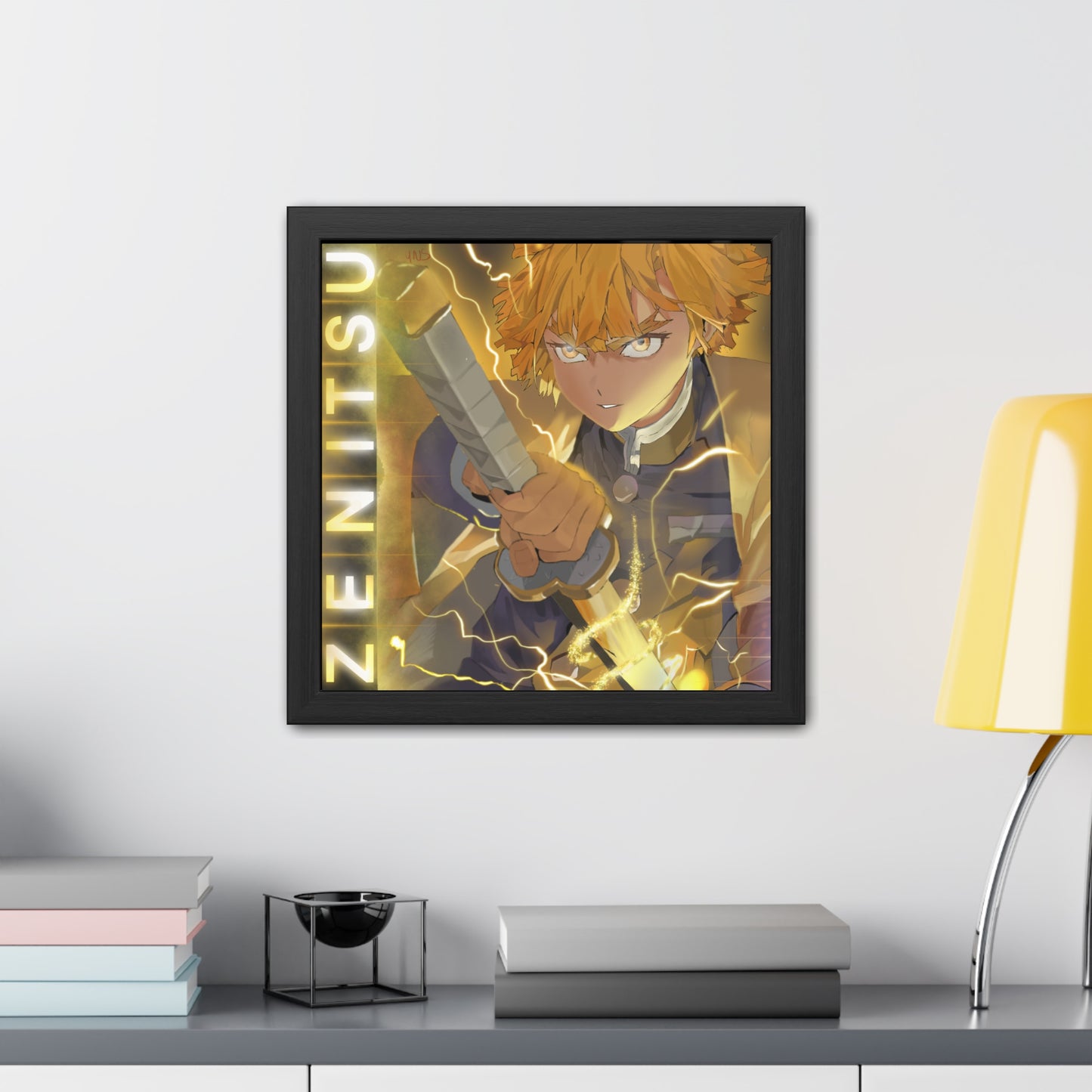 Zenitsu Agatsuma Demon Slayer PREMIUM Framed Posters