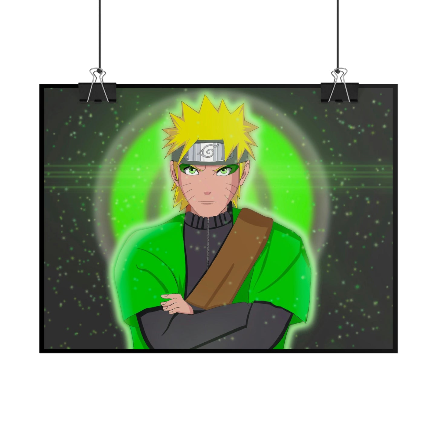 Green Naruto Sage Mode Naruto Shippuden Rolled Posters