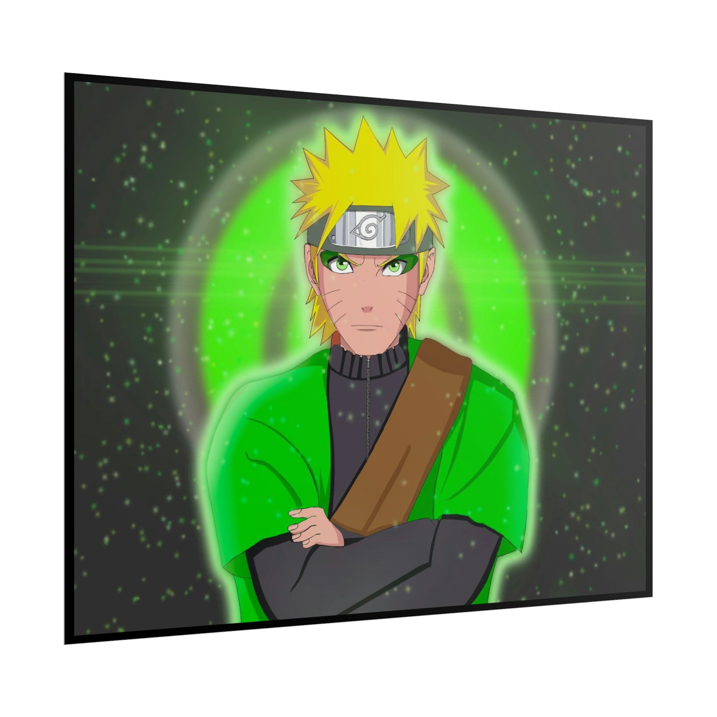 Green Naruto Sage Mode Naruto Shippuden Rolled Posters