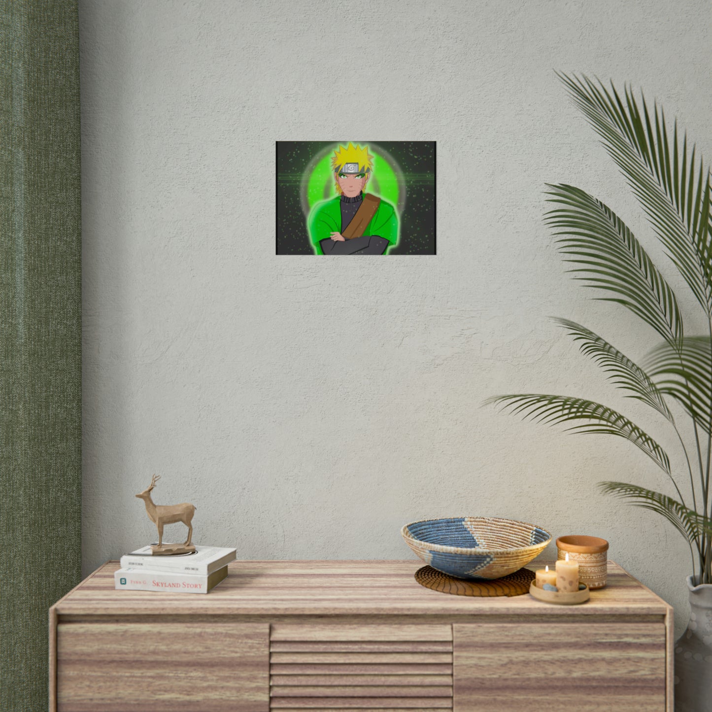 Green Naruto Sage Mode Naruto Shippuden Rolled Posters