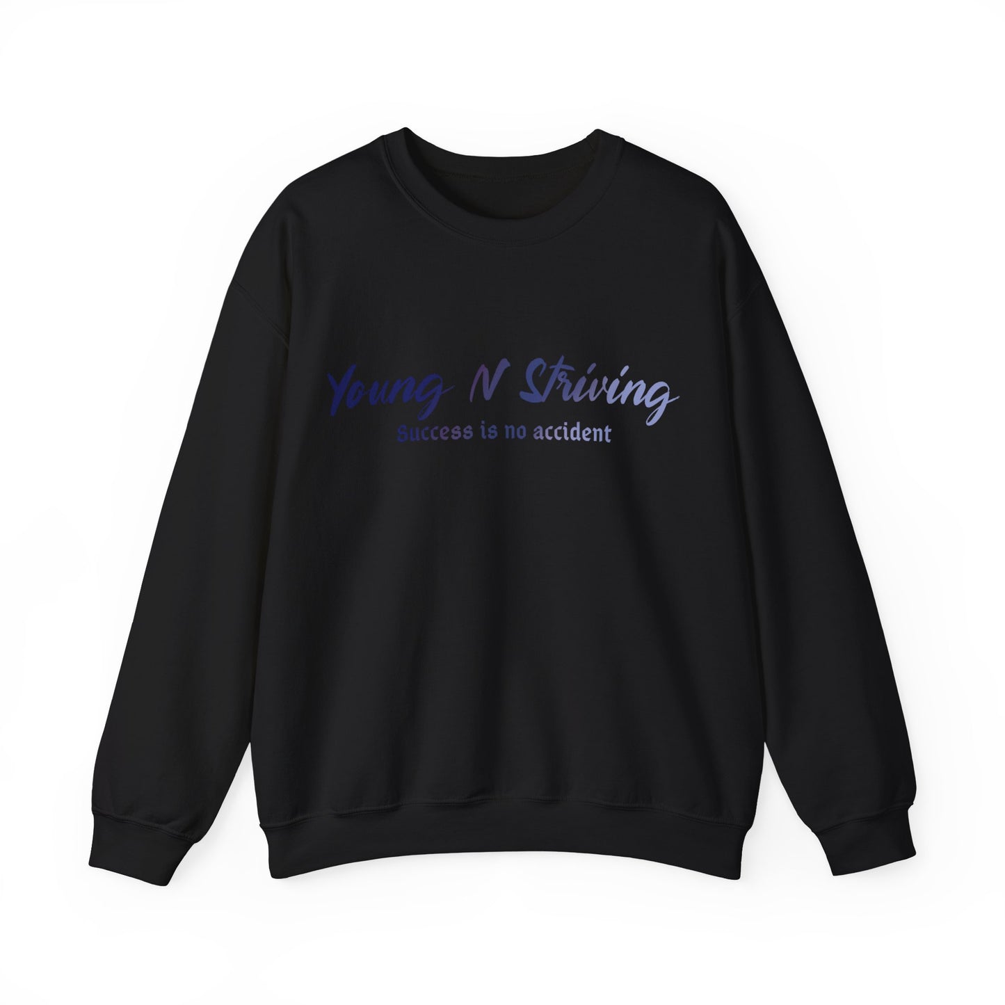 YNS Young N Striving Blue/White Unisex Heavy Blend™ Crewneck Sweatshirt