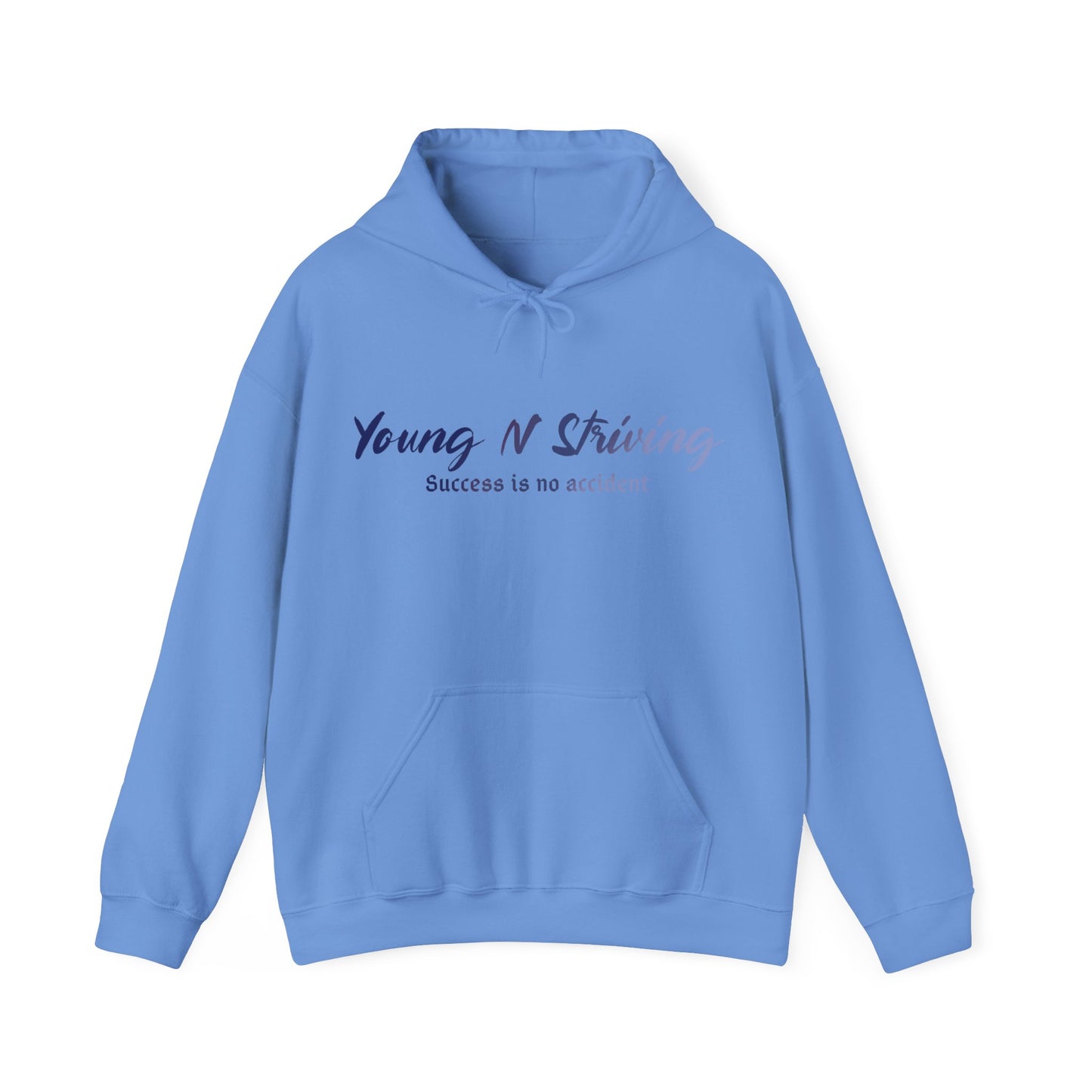 YNS Young N Striving Blue/White Unisex Heavy Blend™ Hooded Sweatshirt