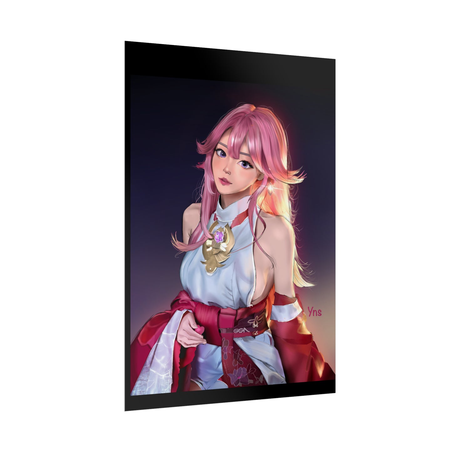 Yae Miko Genshin Impact Rolled Posters