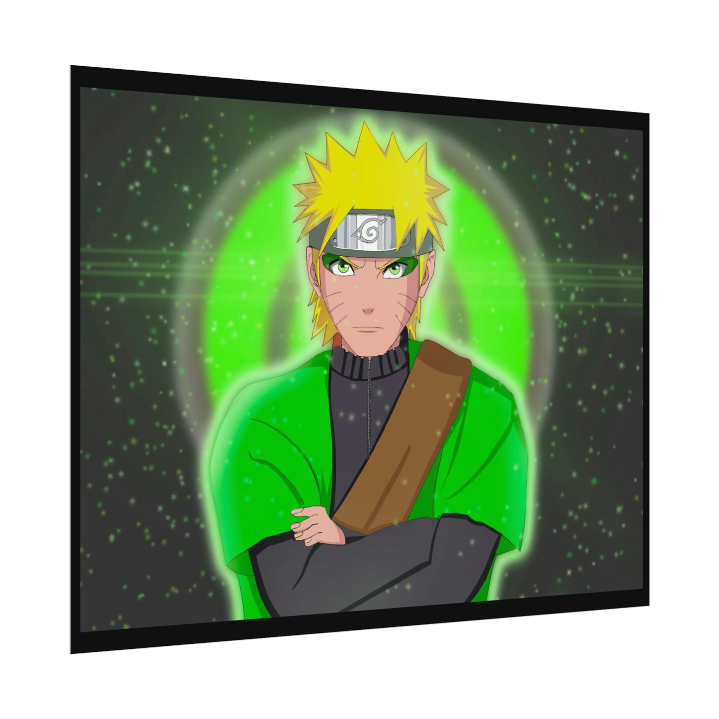 Green Naruto Sage Mode Naruto Shippuden Rolled Posters