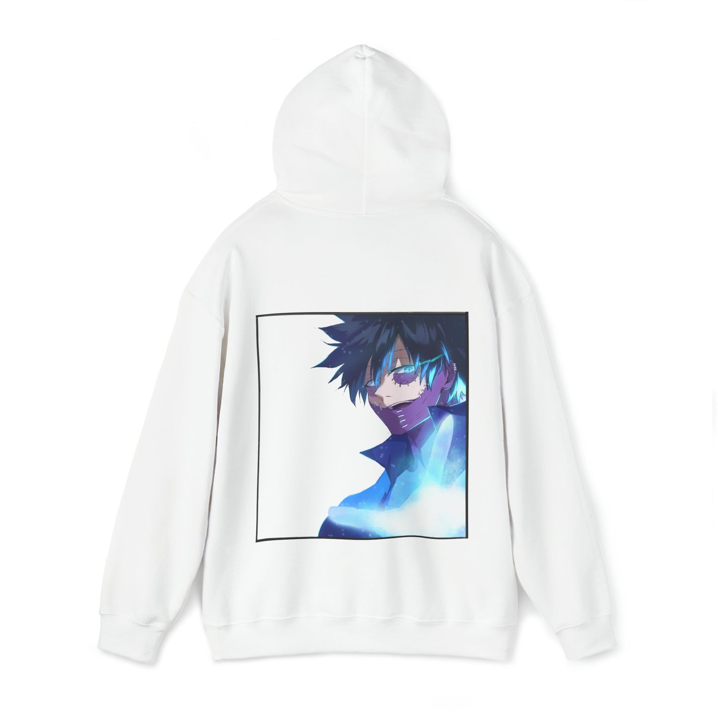 White Dabi My Hero Acadamia Unisex Heavy Blend™ Hooded Sweatshirt