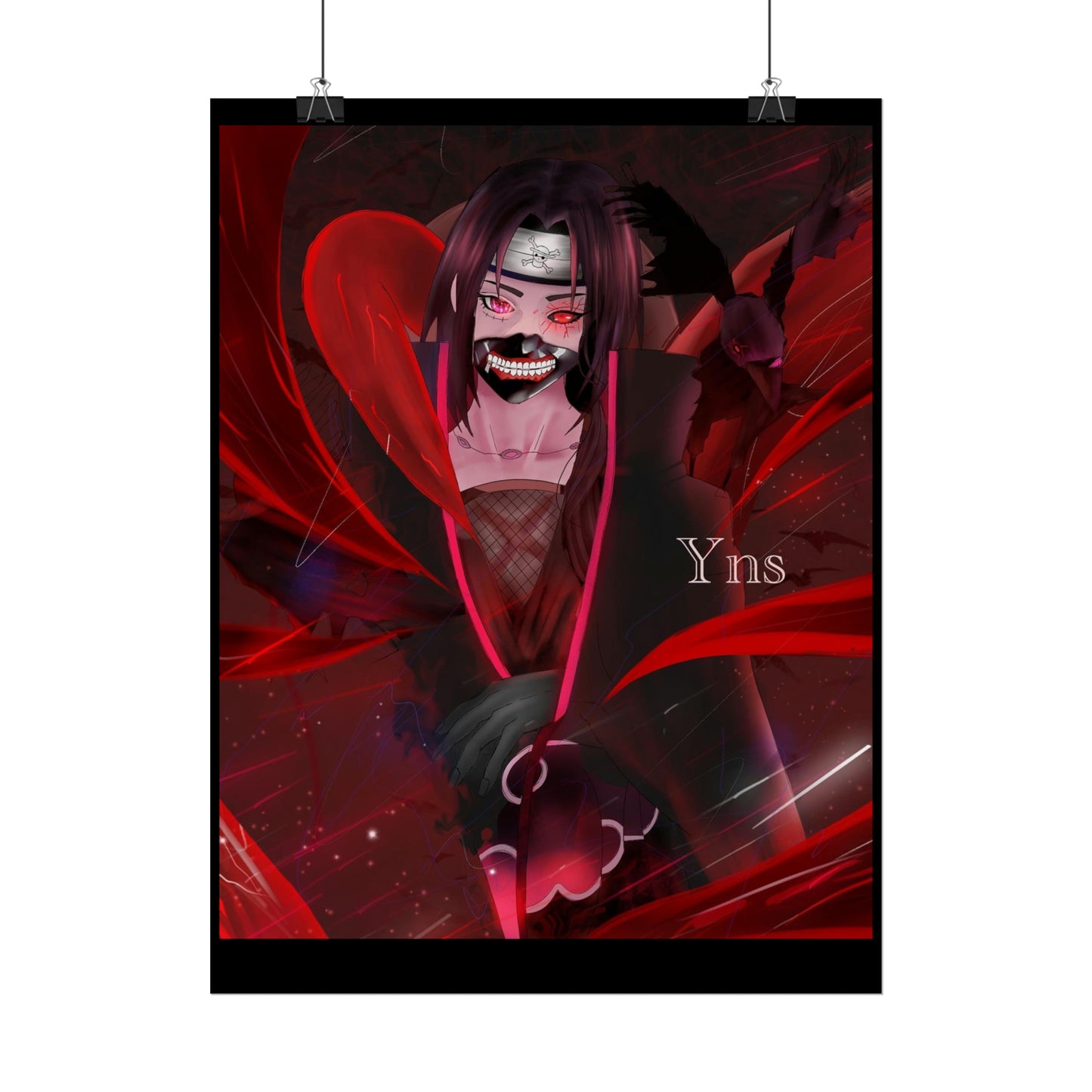 Itachi fusion with Kaneki / Luffy Rolled Posters