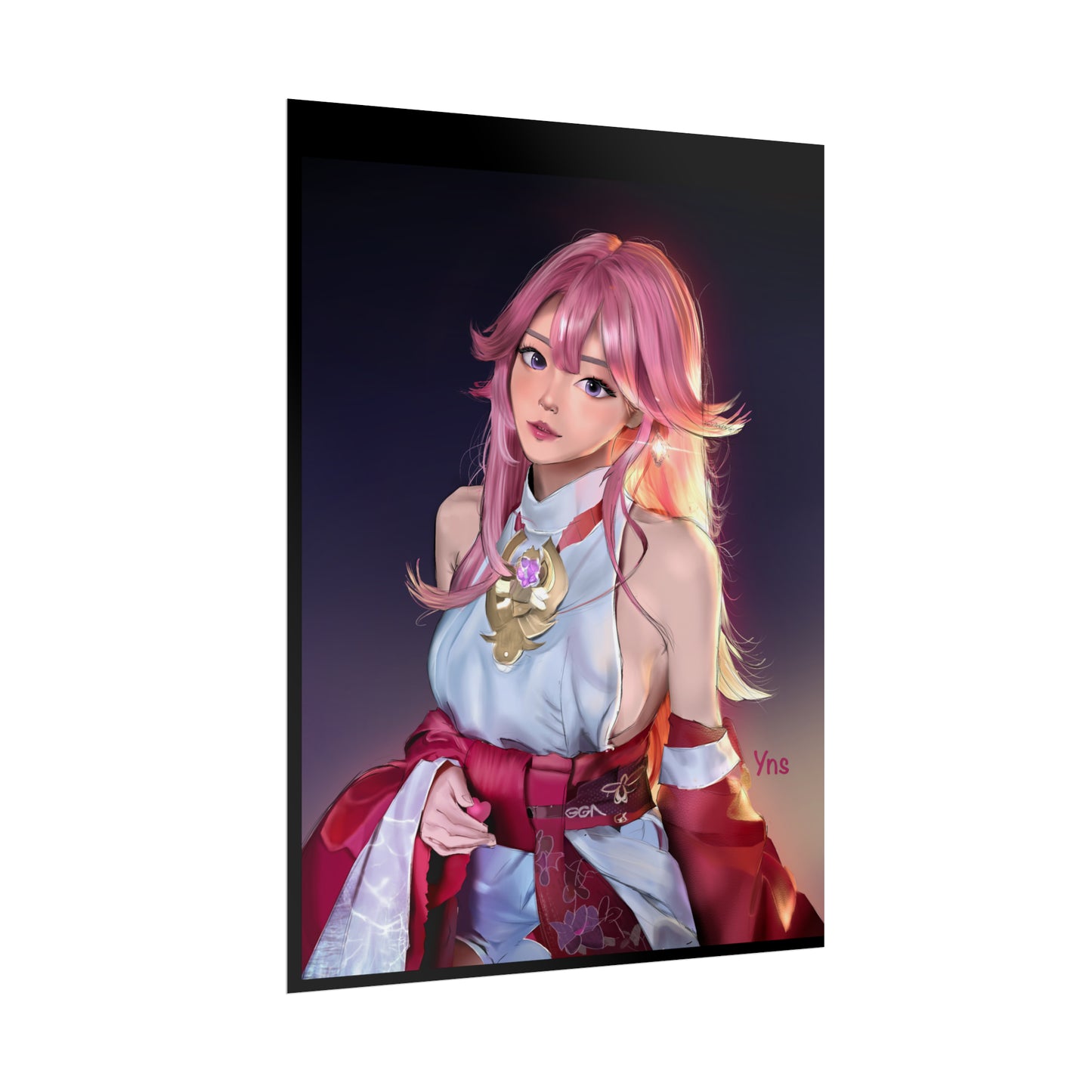 Yae Miko Genshin Impact Rolled Posters