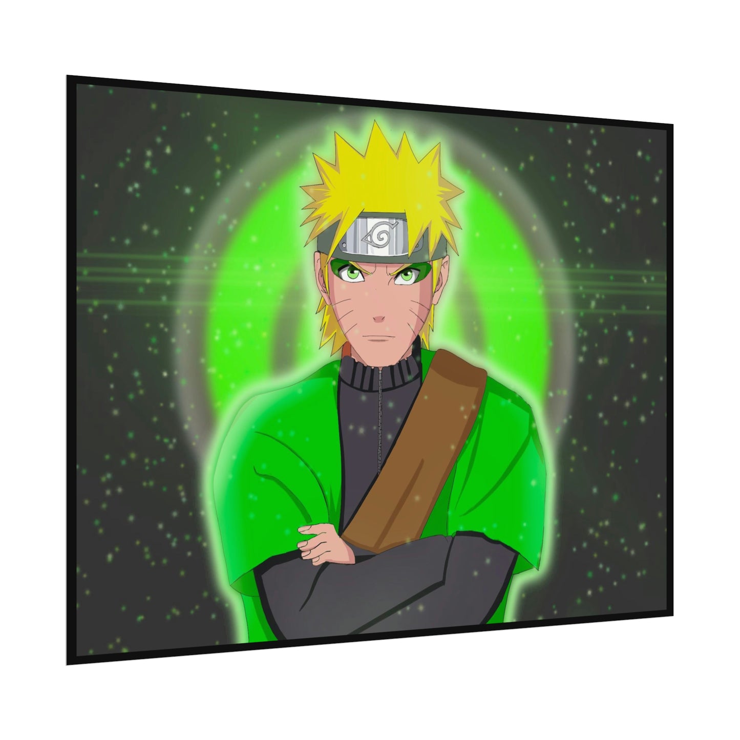 Green Naruto Sage Mode Naruto Shippuden Rolled Posters