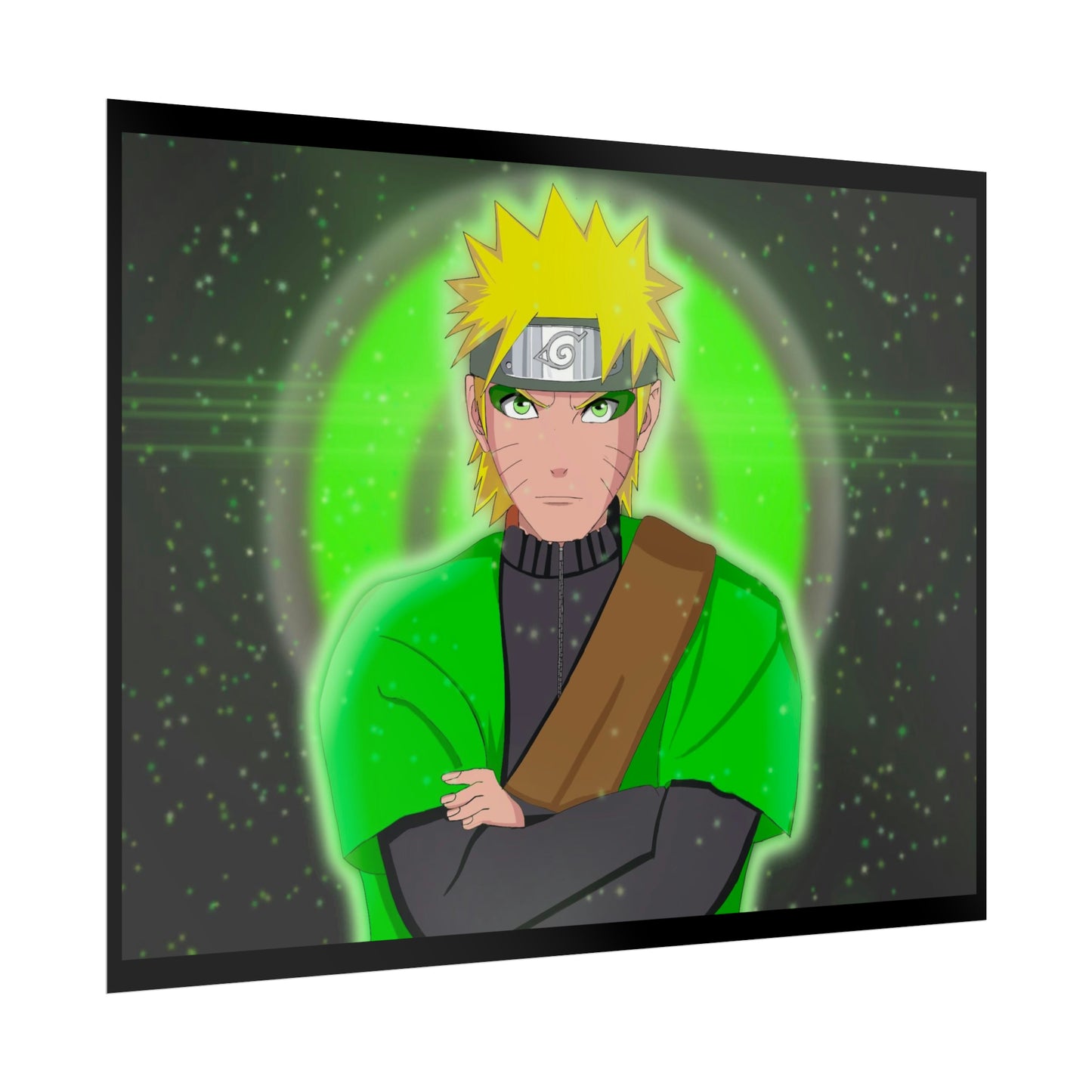 Green Naruto Sage Mode Naruto Shippuden Rolled Posters