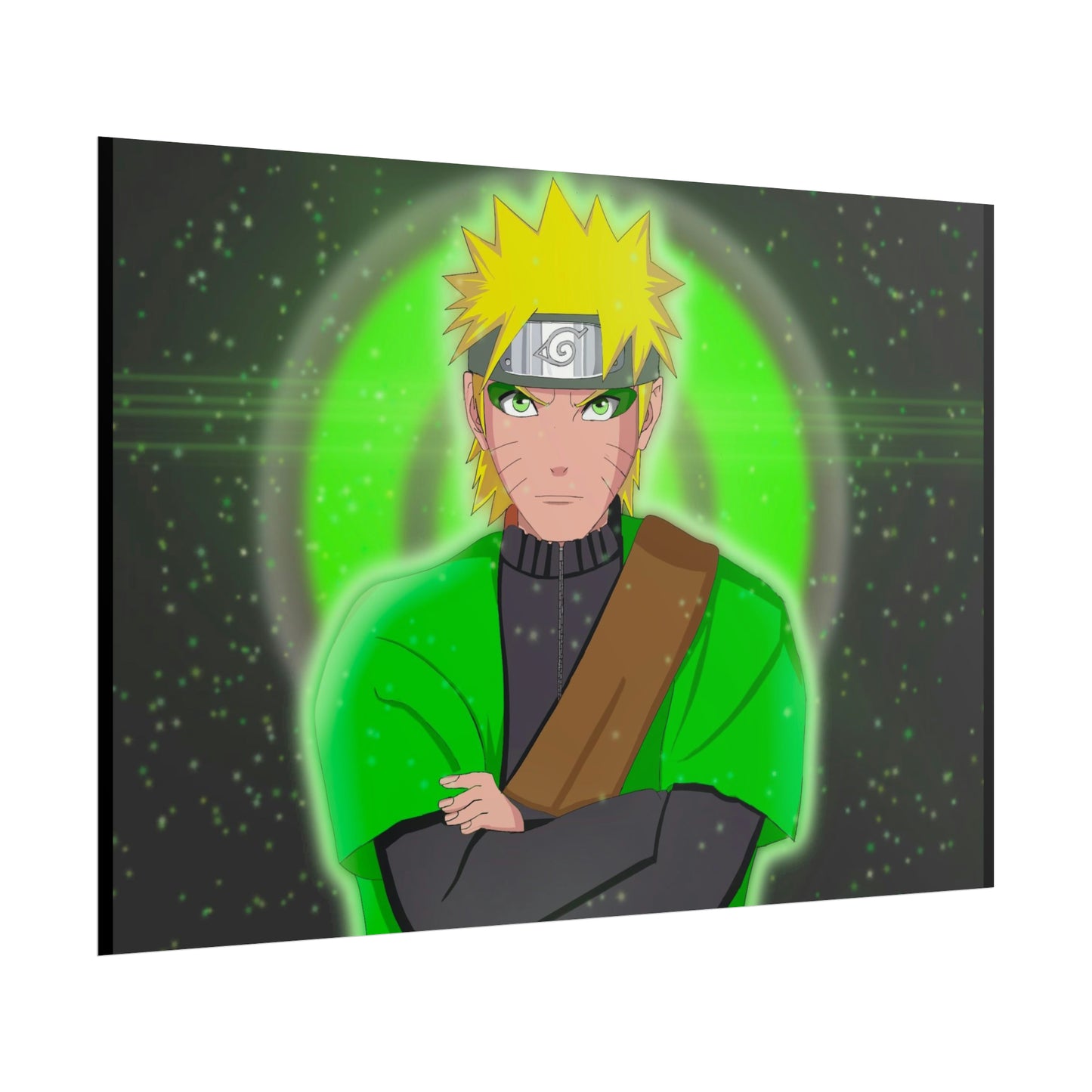 Green Naruto Sage Mode Naruto Shippuden Rolled Posters