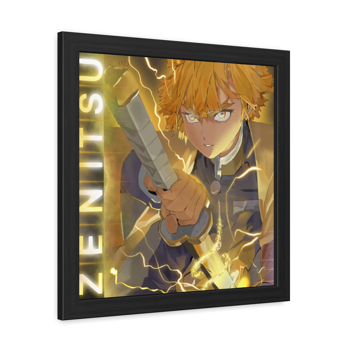 Zenitsu Agatsuma Demon Slayer PREMIUM Framed Posters