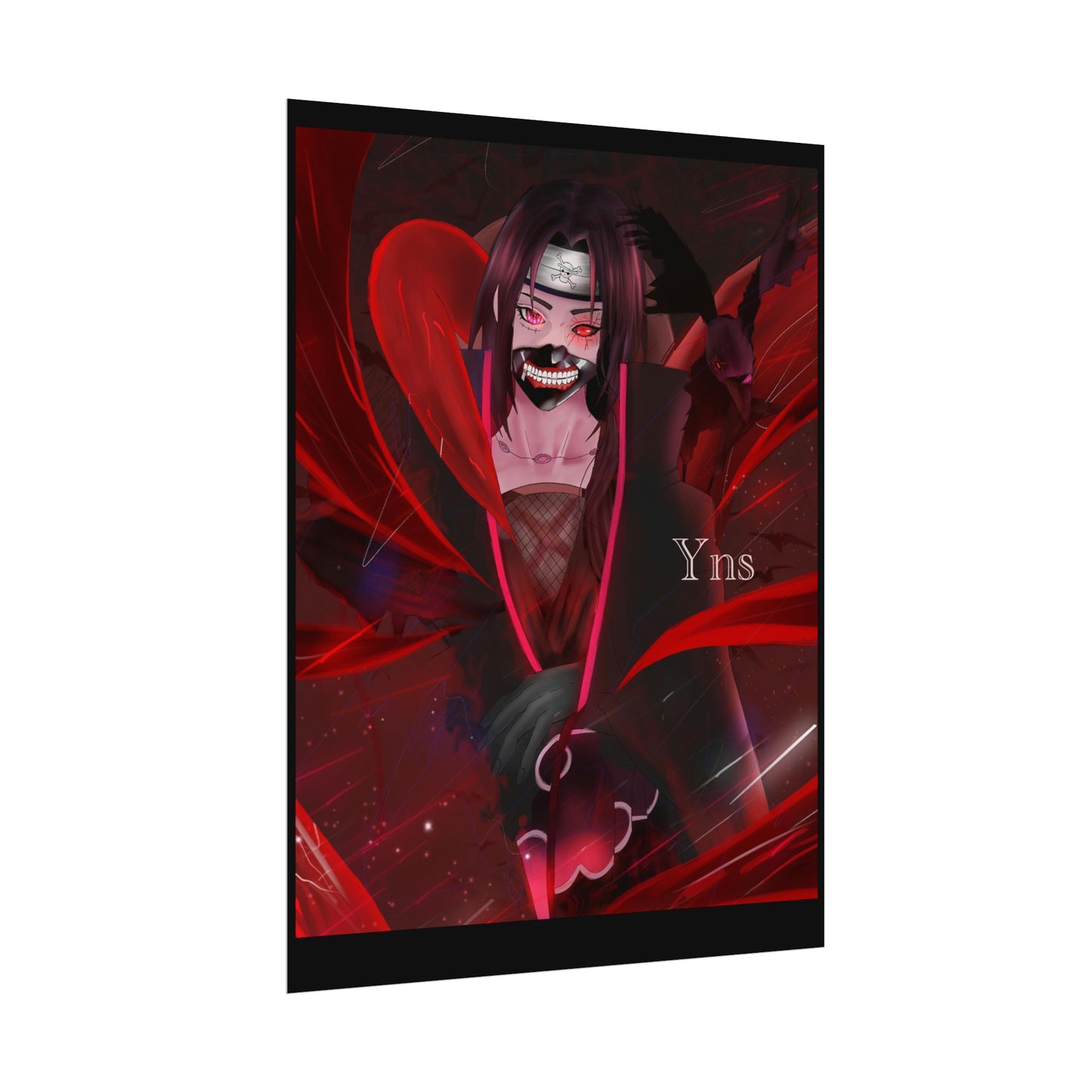 Itachi fusion with Kaneki / Luffy Rolled Posters