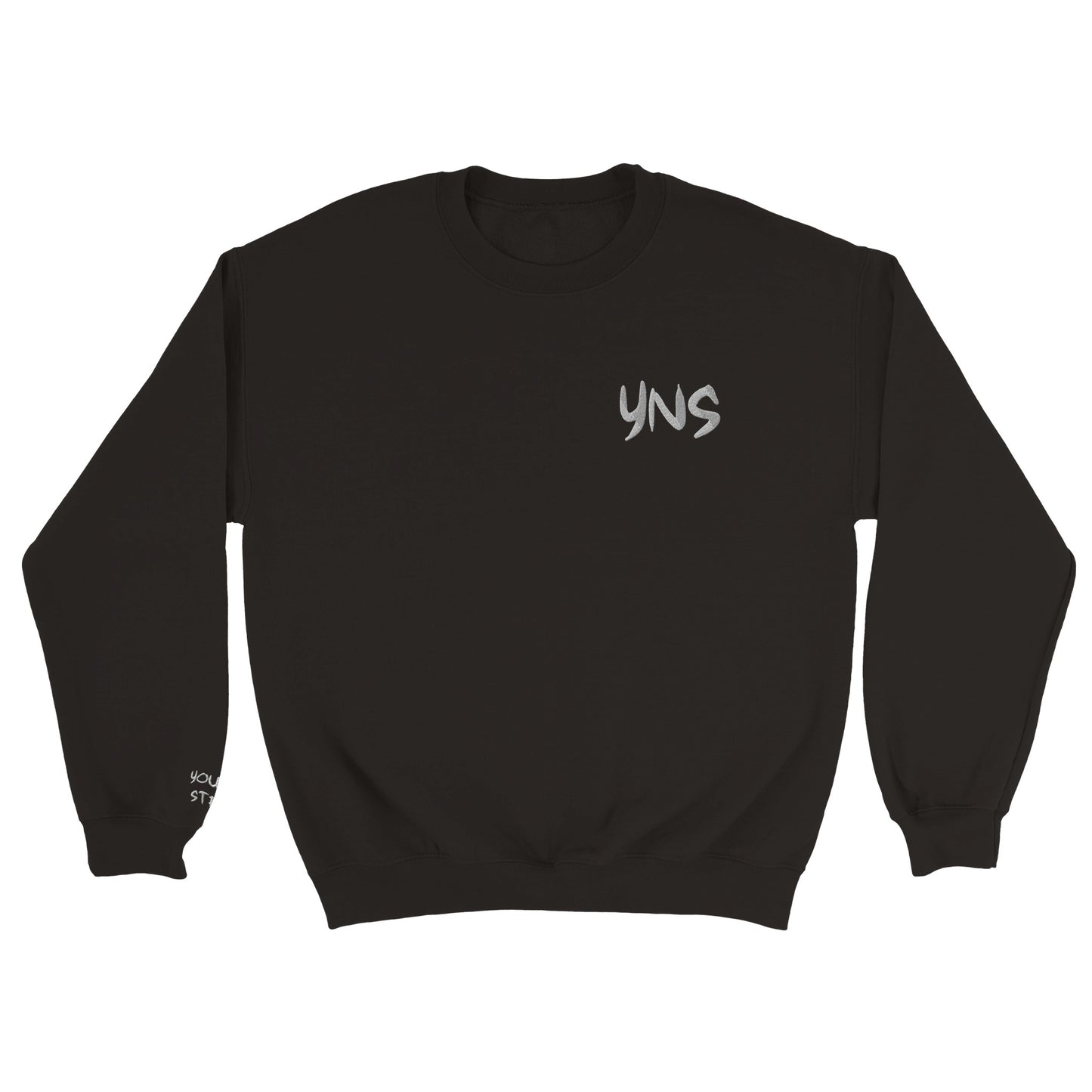 YNS Young n Striving Classic Unisex EMBROIDERED Crewneck Sweatshirt