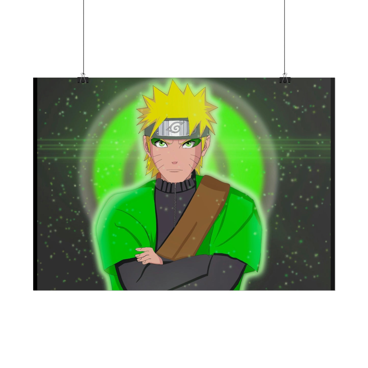 Green Naruto Sage Mode Naruto Shippuden Rolled Posters