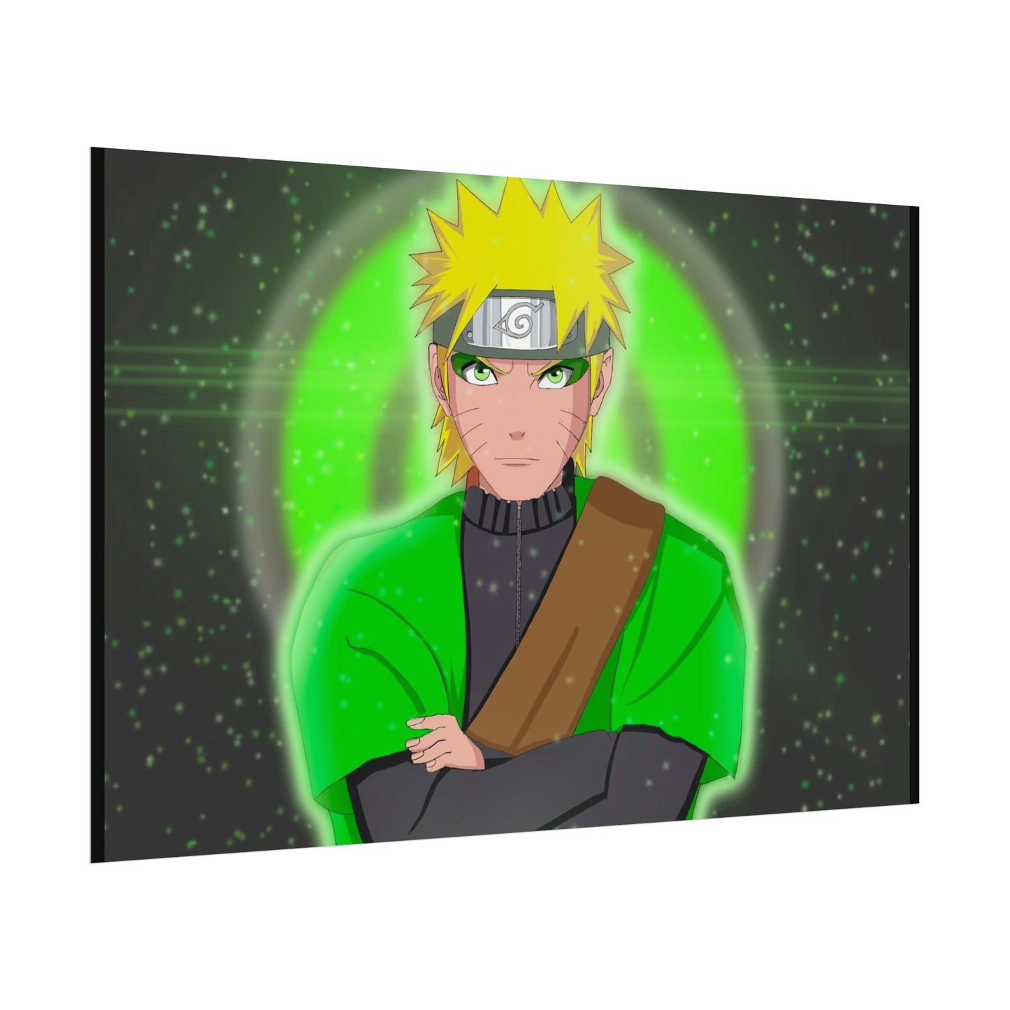 Green Naruto Sage Mode Naruto Shippuden Rolled Posters