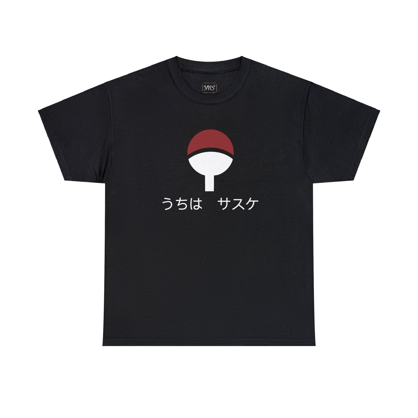 Black Sasuke Uchiha Unisex Heavy Cotton Tee