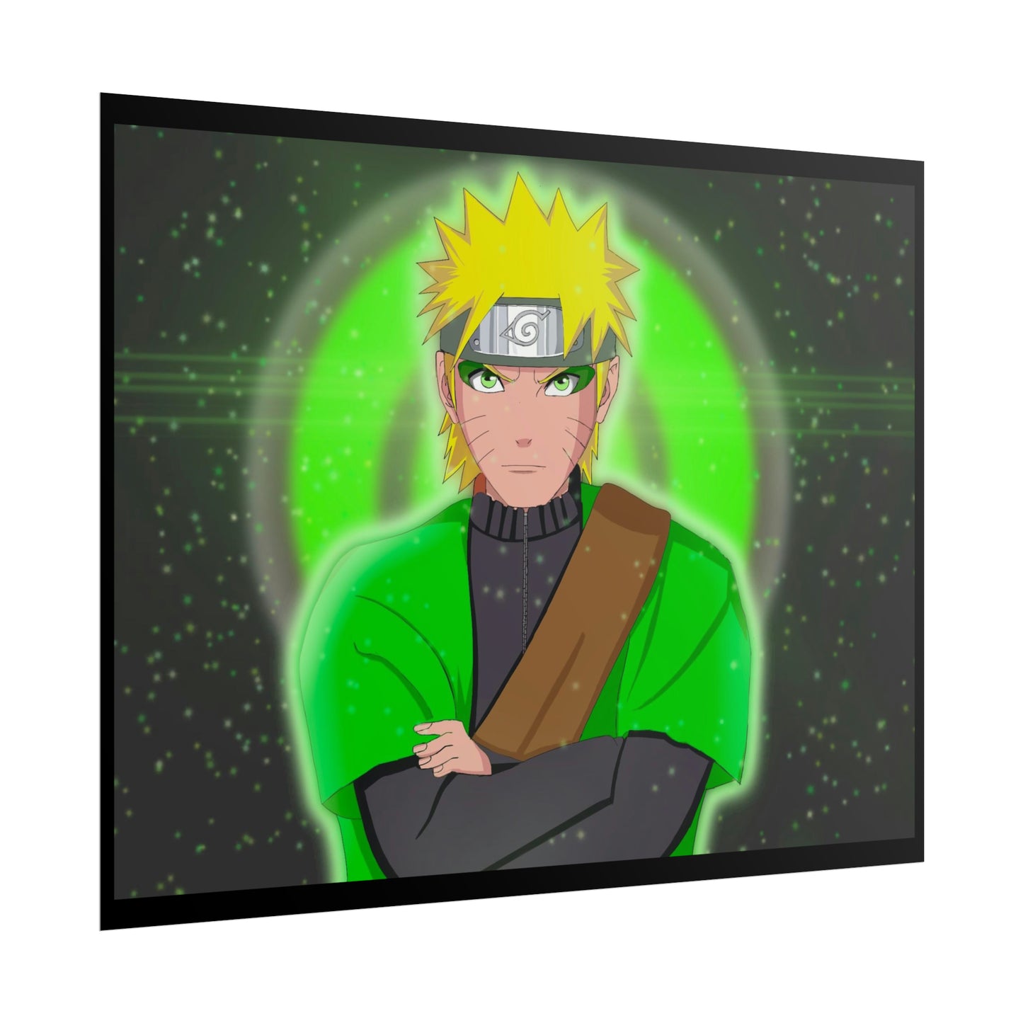 Green Naruto Sage Mode Naruto Shippuden Rolled Posters