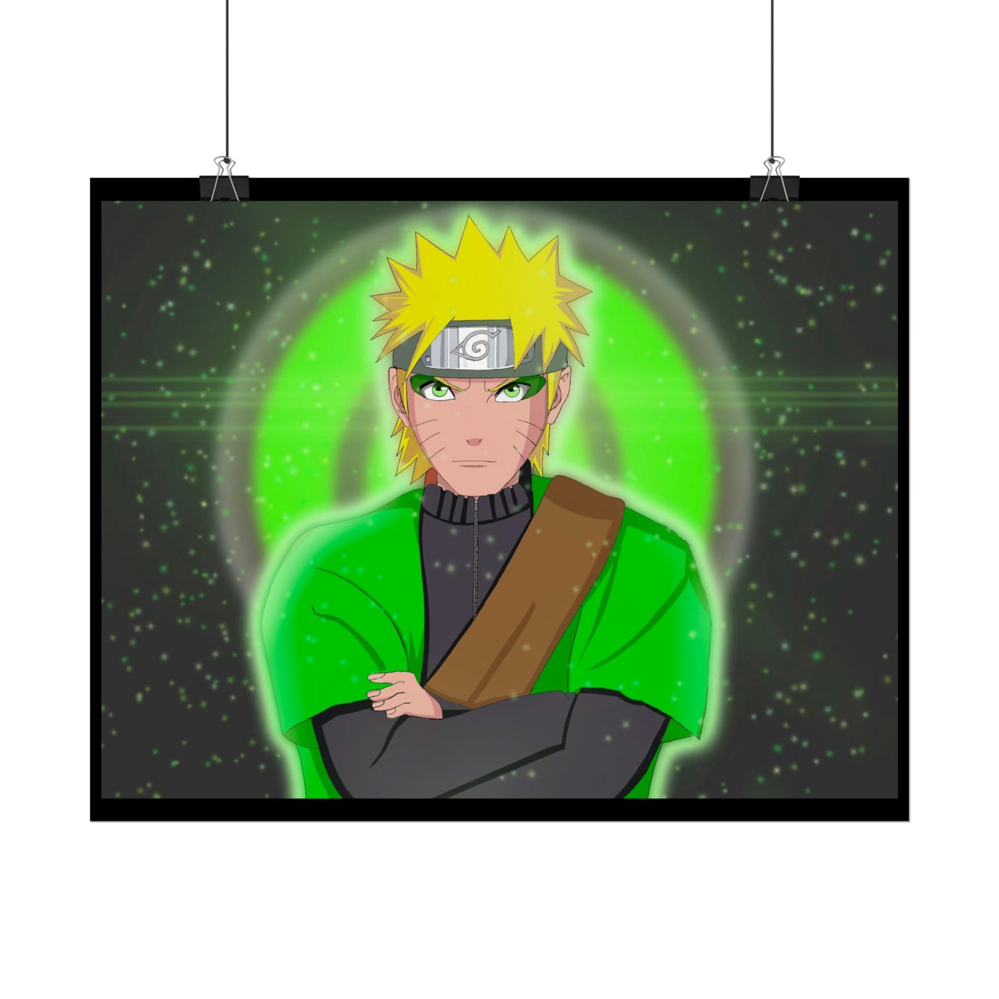 Green Naruto Sage Mode Naruto Shippuden Rolled Posters