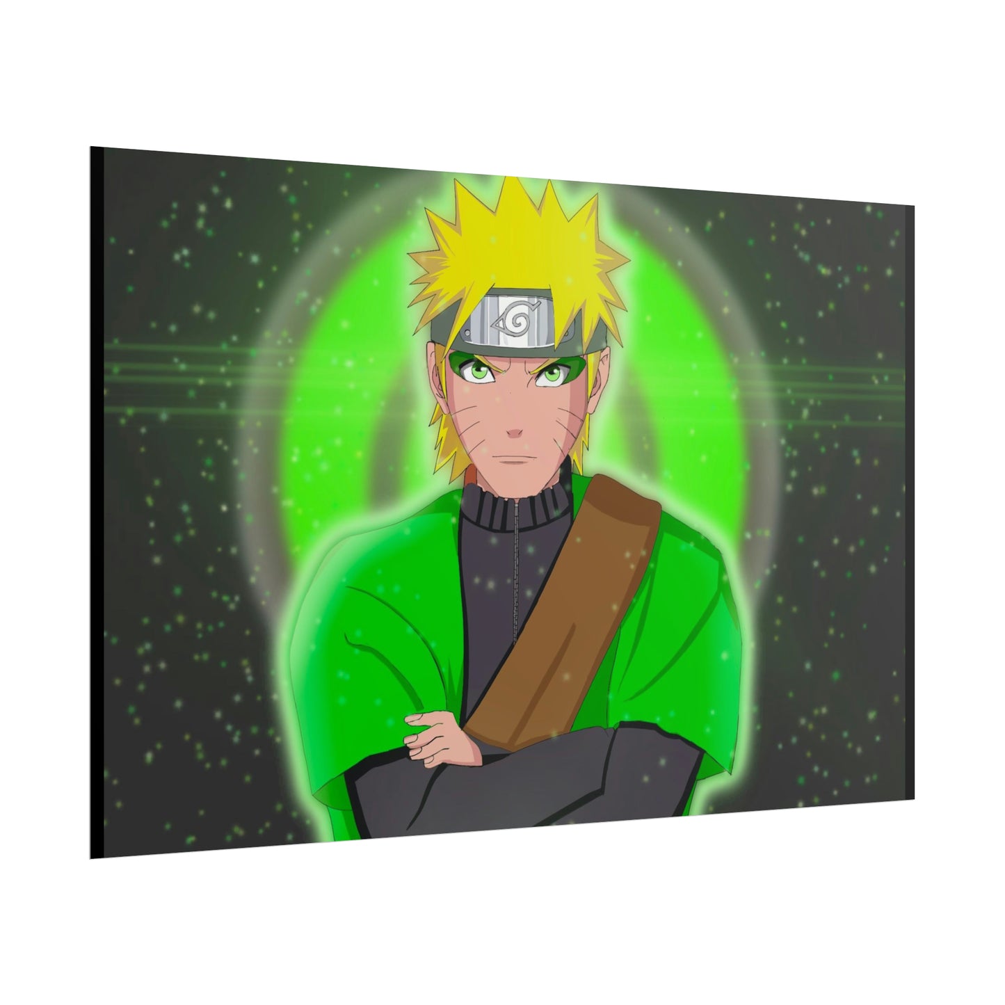 Green Naruto Sage Mode Naruto Shippuden Rolled Posters