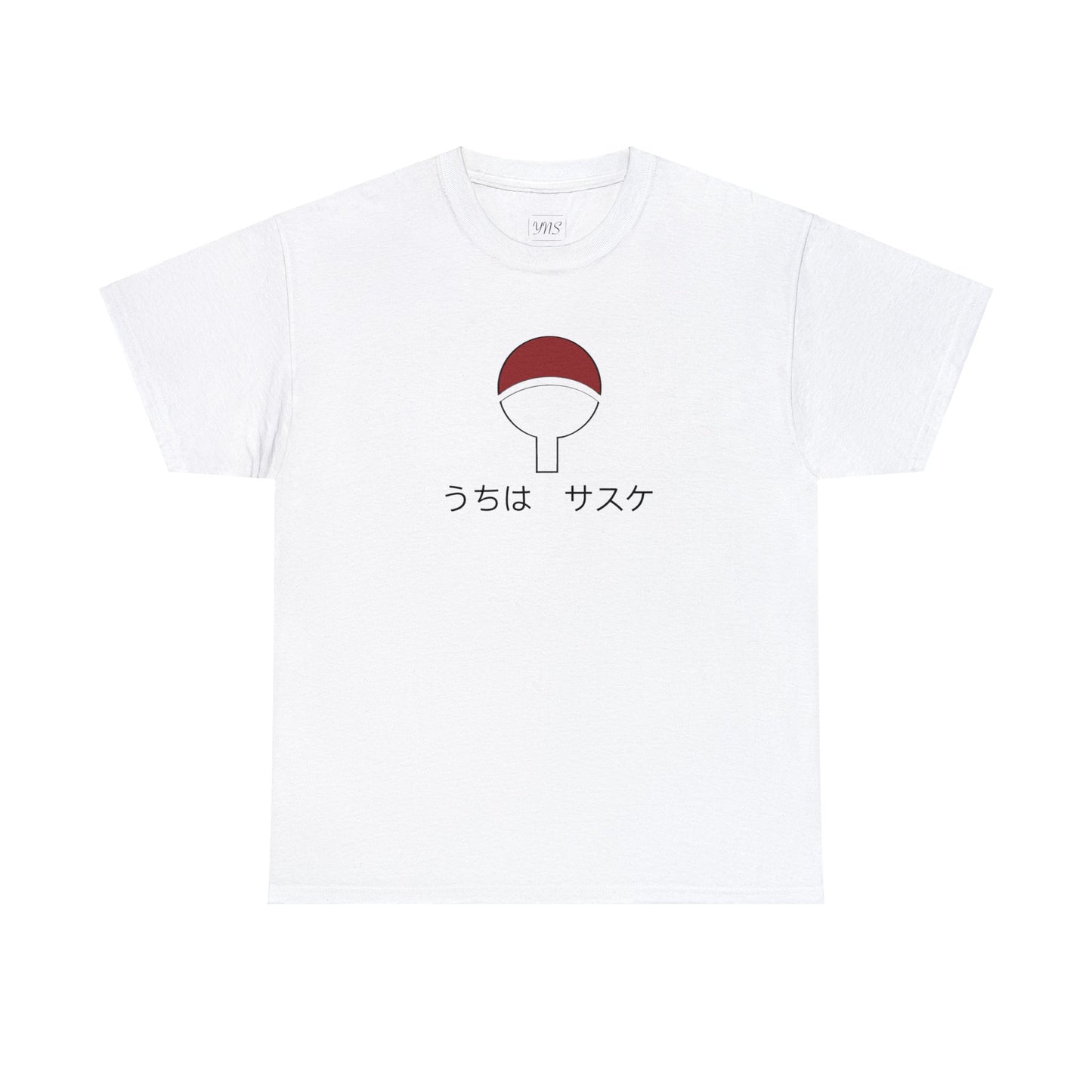 White Sasuke Uchiha Unisex Heavy Cotton Tee