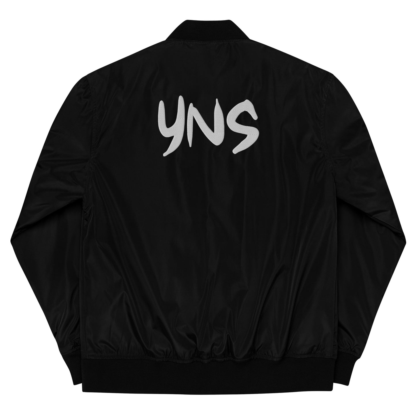 YNS Premium Embroidered recycled bomber jacket